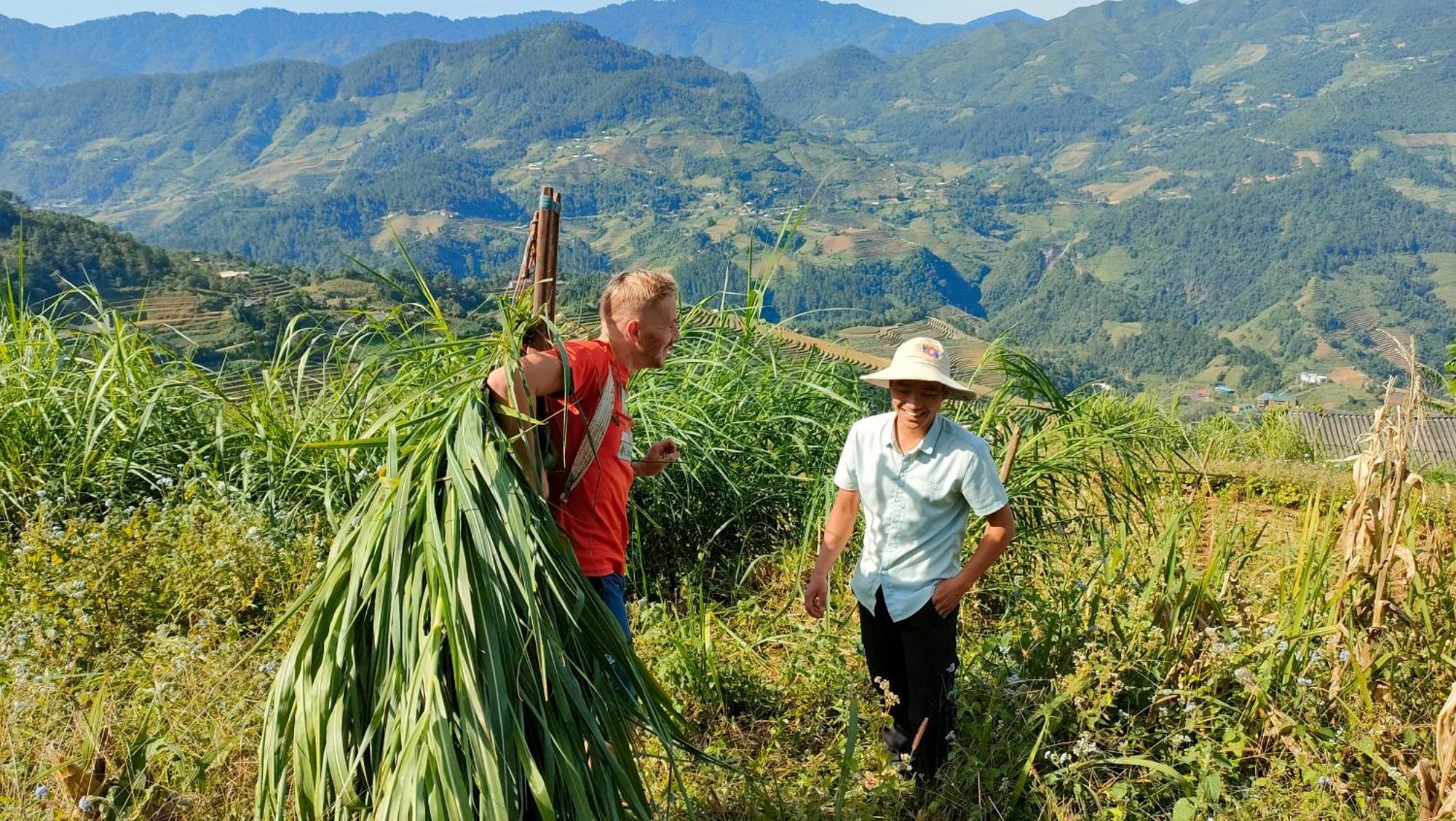 Indigenous Homestay- Trek- Food- Bus Mu Cang Chai Exterior foto
